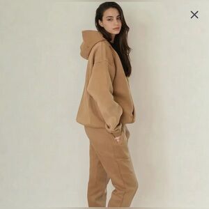 The Laidback Hoodie and Jogger n PECAN